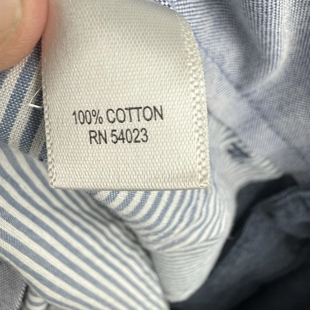 Banana Republic Pants Mens 34x30 Blue Cotton Straight Fit Lightweight Office